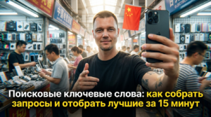 Поисковые ключевые слова: методика сбора и отбора запросов