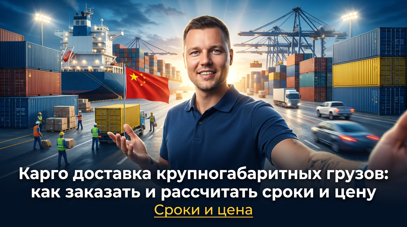 Карго доставка крупногабаритных грузов
