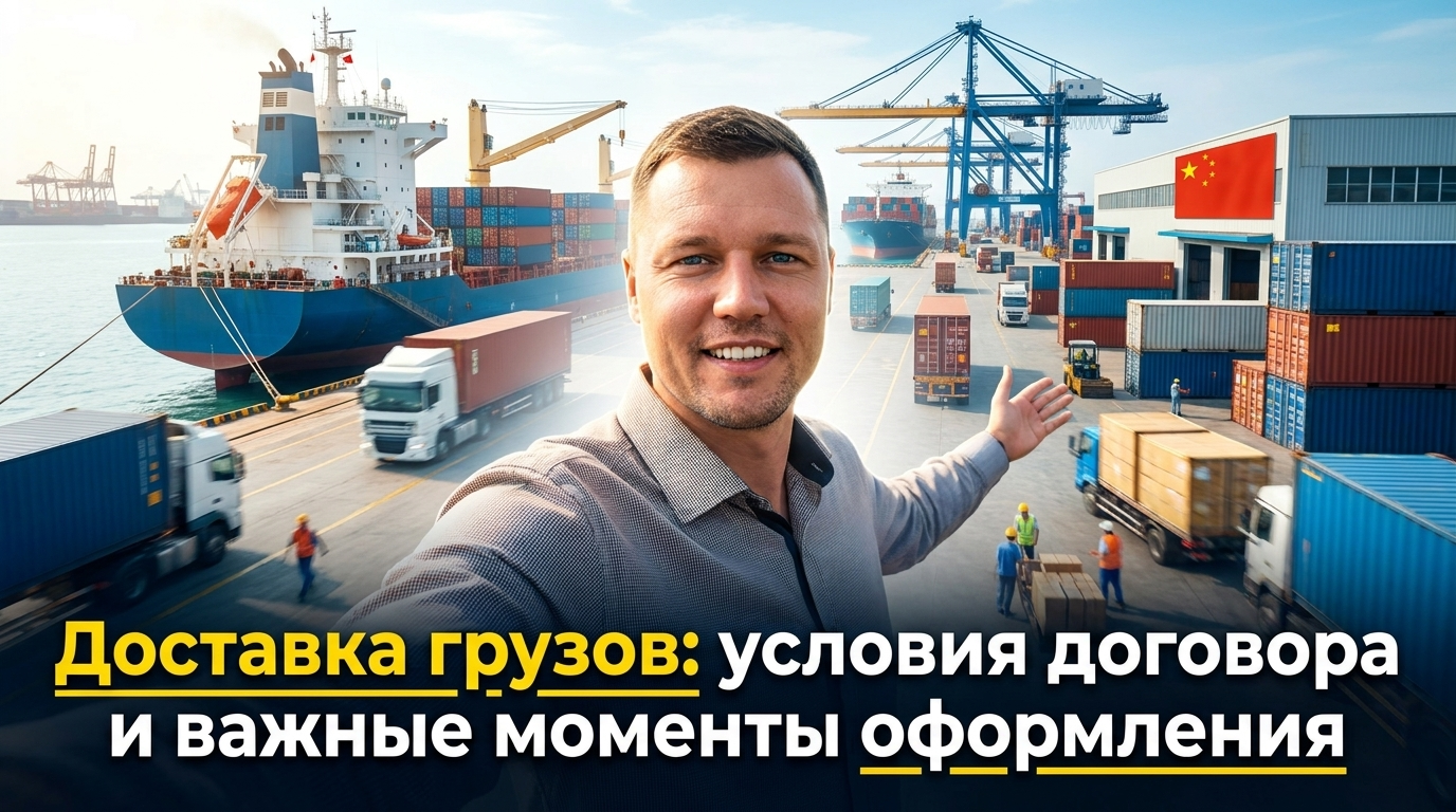 Картинка, иллюстрирующая условия договора и важные пункты оформления карго доставки