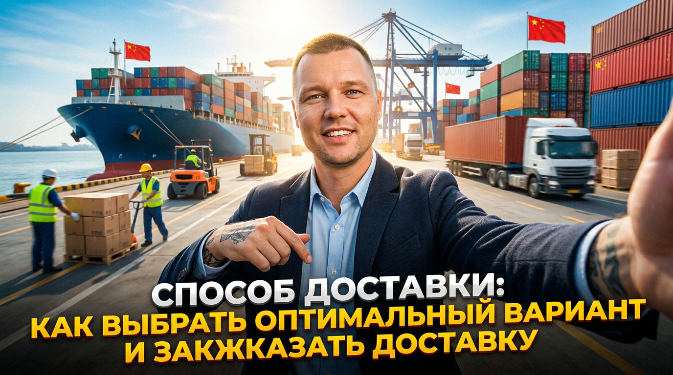Способы доставки и их выбор для заказа