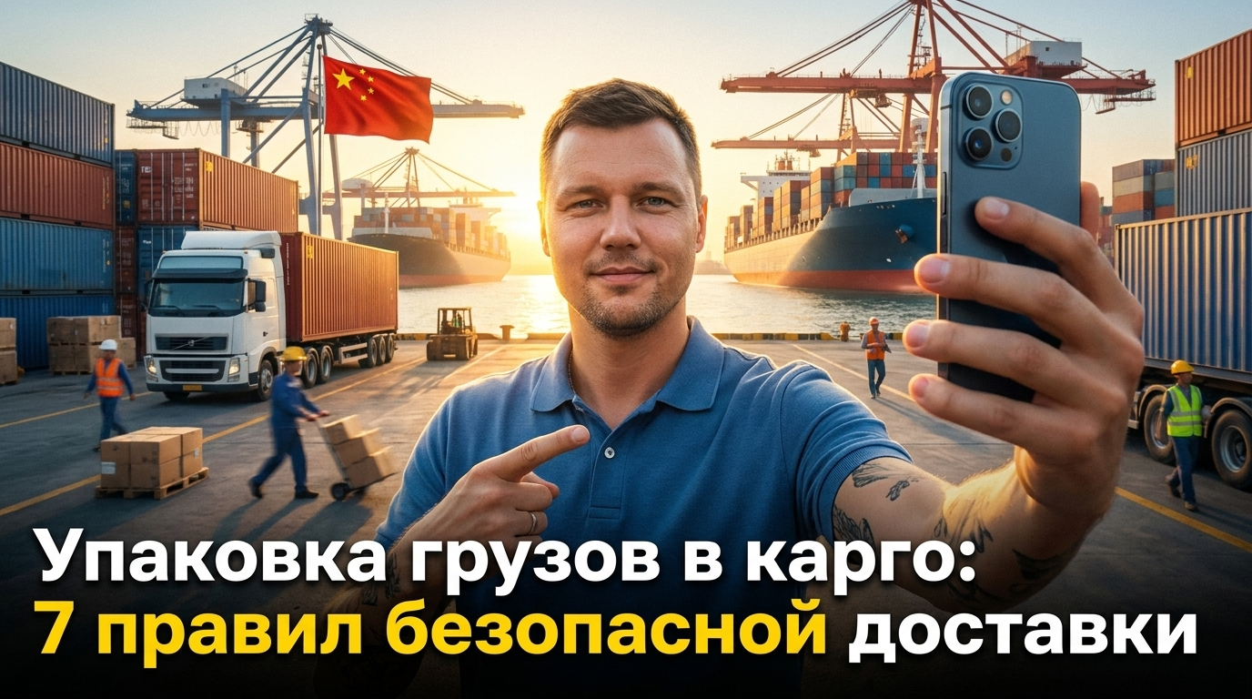 Упаковка грузов в карго без повреждений