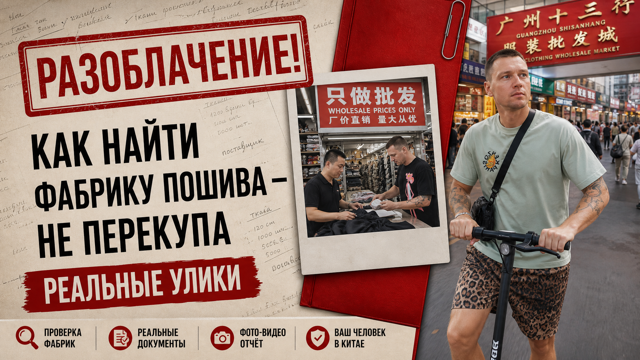 Пошив одежды на фабрике, проверка качества готовых изделий
