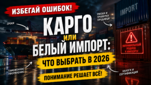Сравнение карго и официального импорта товаров, различия и безопасность