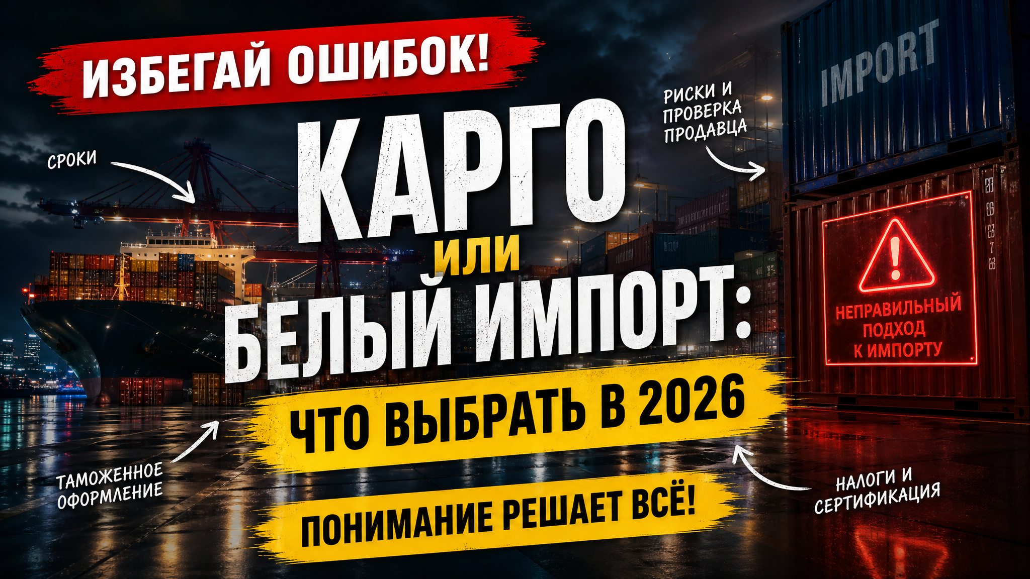 Сравнение карго и официального импорта товаров, различия и безопасность