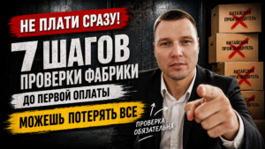 Пошаговая проверка фабрики в Китае до первой оплаты без риска