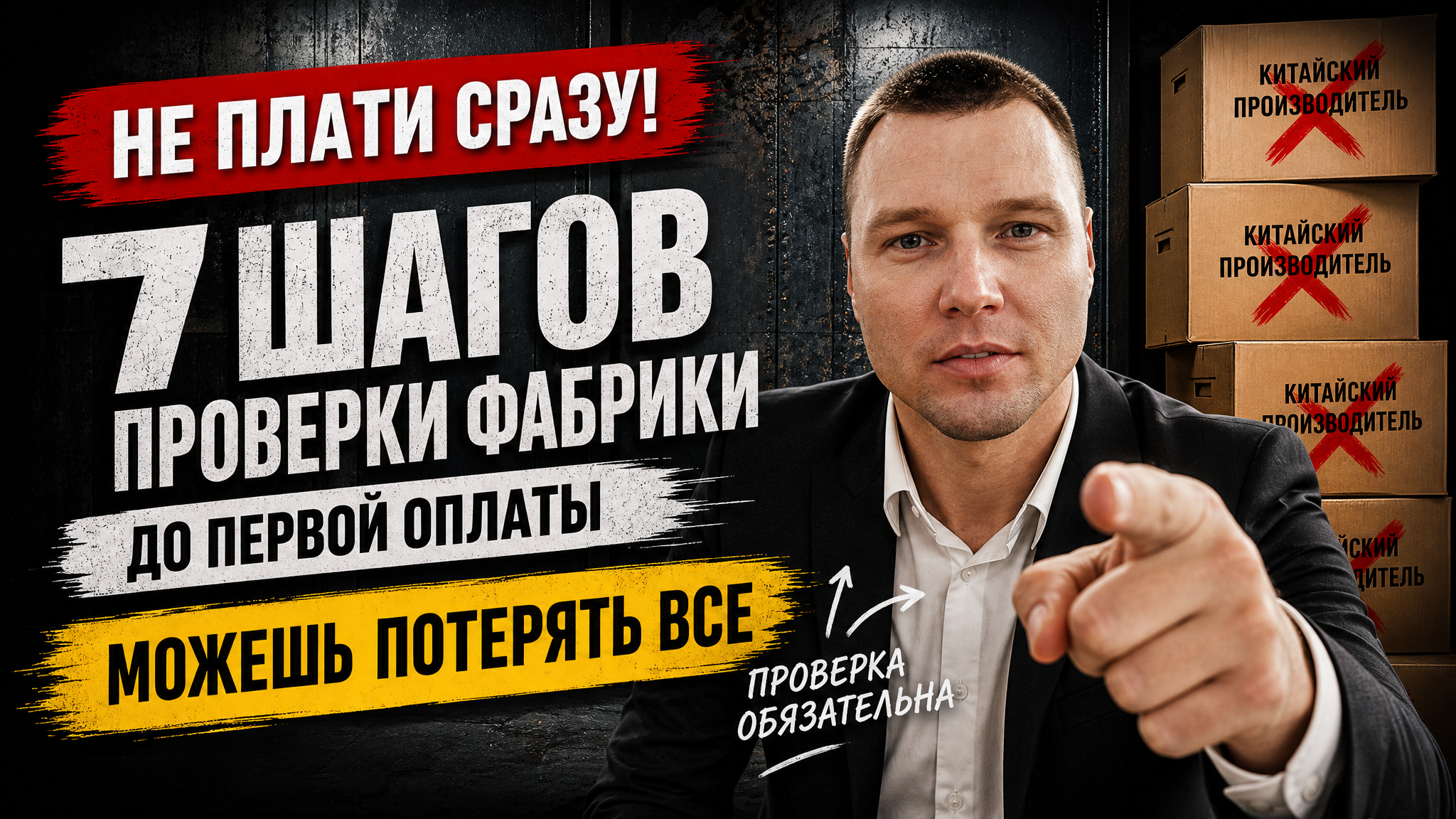 Пошаговая проверка фабрики в Китае до первой оплаты без риска
