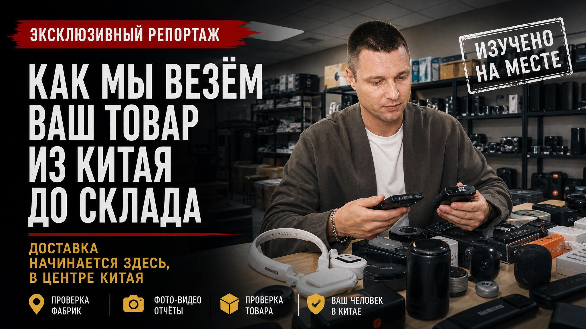 Работа складов и процесс доставки товаров из Китая