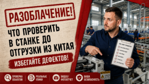 Проверка оборудования по чек-листу перед отгрузкой